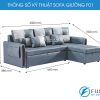 kích thước sofa giường F01