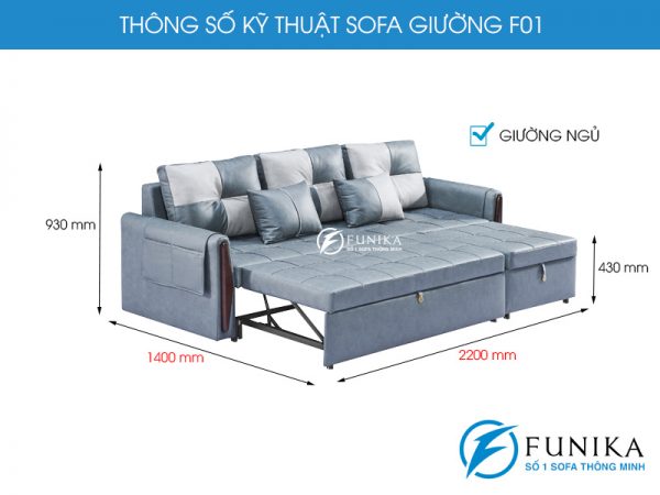 kích thước thành giường ngủ của F01-3