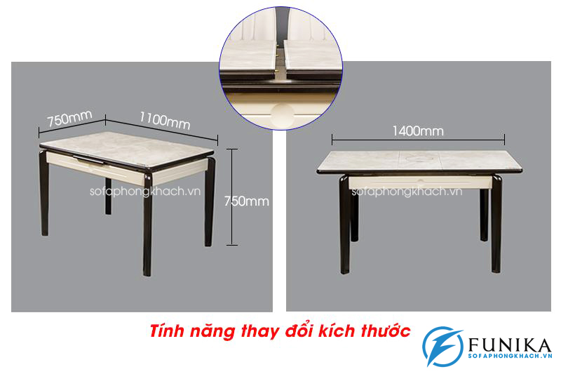 Bàn ăn thông minh tích hợp bếp từ 871