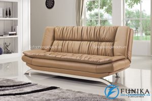 Sofa giường bằng chất liệu da mã 937