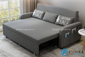 Sofa giường làm bằng vải F988 có hộc đồ