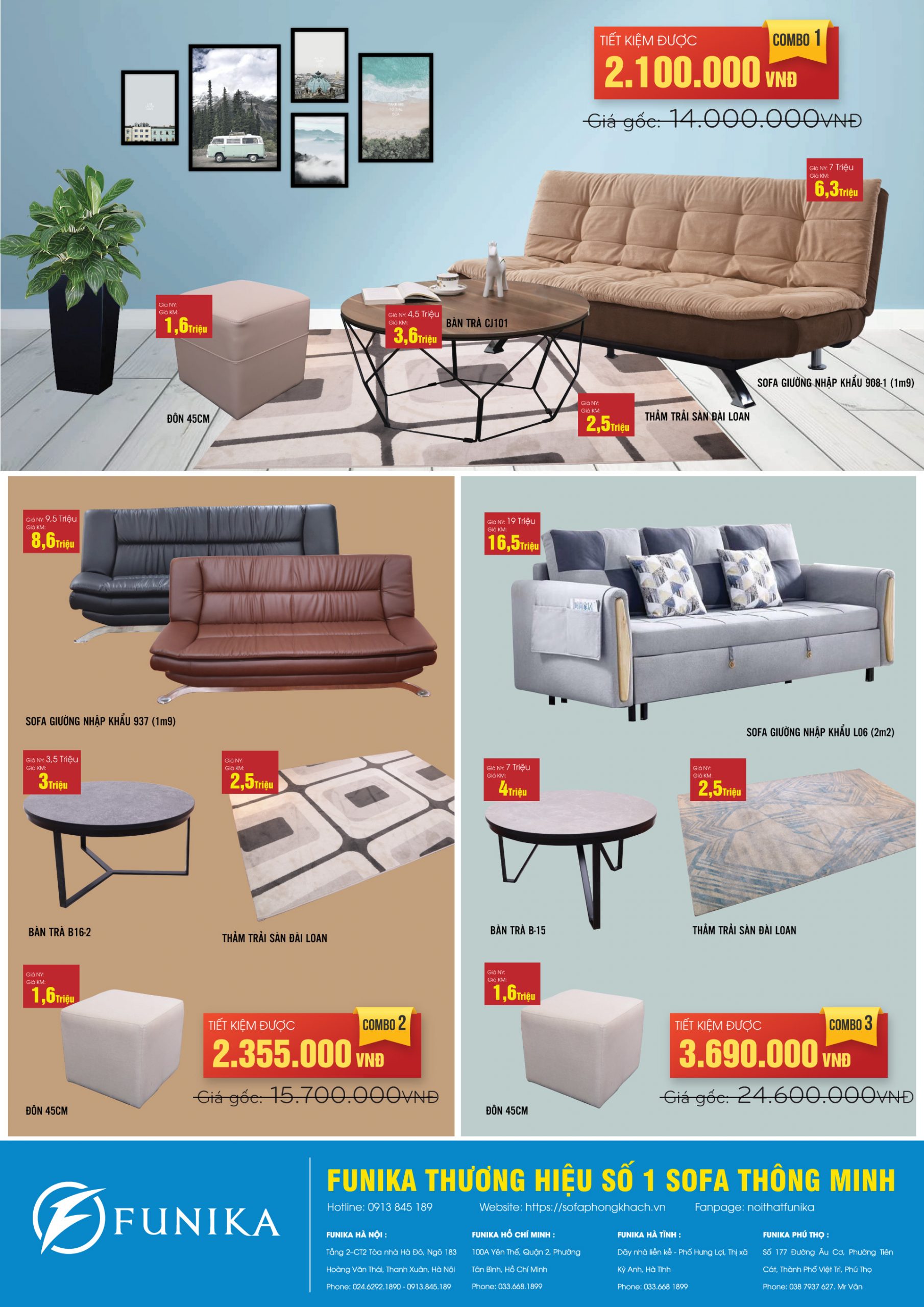 combo 1-3 mua nhiều giảm càng sâu