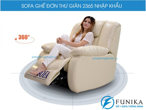 Ghế sofa đơn thư giãn 2365 cao cấp