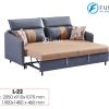 sofa giường L22 màu vàng nâu