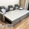 ghế sofa giường thông minh F01-2 trạng thái làm giường ngủ