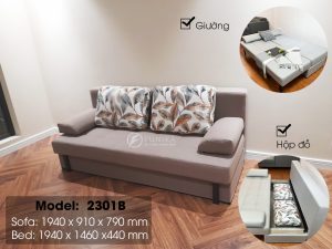 sofa giường nhập khẩu 2301b