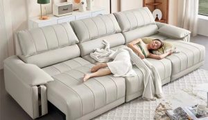 Ảnh đại diện sofa da thật điều khiển tự động F807