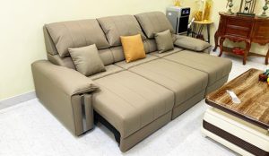 Ảnh đại diện sofa tự động da thật F807 tại phố kim liên HN
