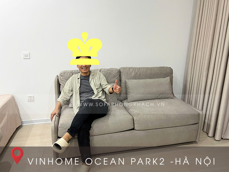 Ghế sofa giường gấp gọn 307 tại Vinhome Ocean Park2